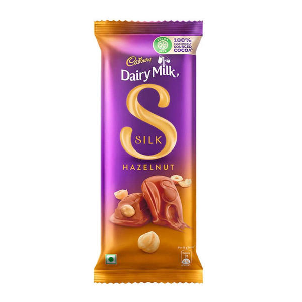 Picture of Cadbury Dairy Milk Silk Whole Hazelnut Chocolate Bar 143gm