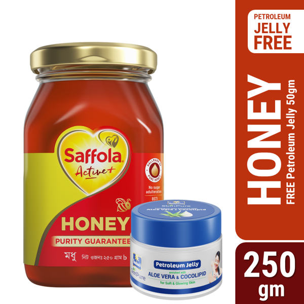Picture of Saffola Honey 250gm (50ml Petroleum Jelly Free)