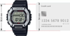 Picture of Casio LED Illuminator Black Digital Watch MWD-110H-1AVDF