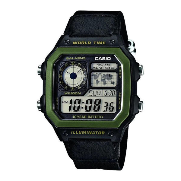 Picture of Casio AE-1200WHB-1BVDF World Time Men’s Watch