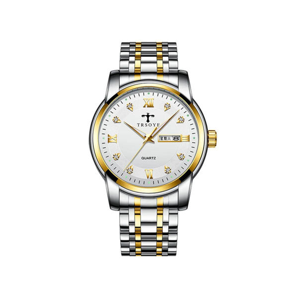 Picture of Trsoye 838 Stainless steel Men’s Luxury Watches – Silver Gold & White