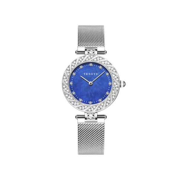 Picture of Trsoye 8809 Quartz Watch for Women – Silver & Blue