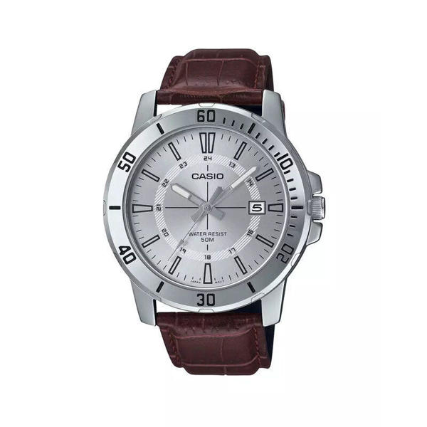 Picture of Casio Enticer Date Chocolate Belt Watch MTP-VD01L-7CV
