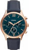 Picture of Fossil Men’s Fenmore Multifunction Navy Leather Watch BQ2412