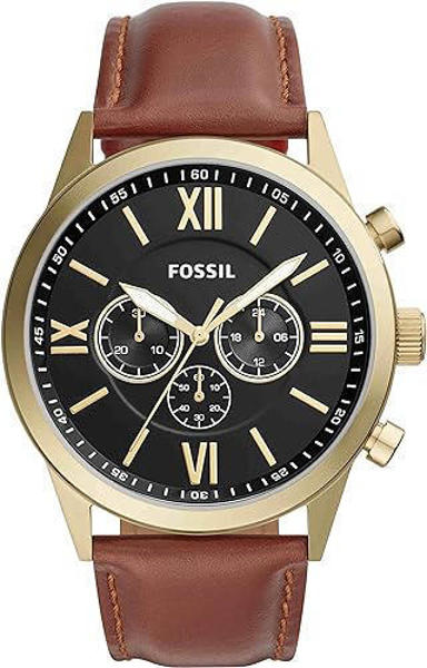 Picture of Fossil BQ2261 Flynn Chronograph Brown Leather Band Men’s Watch