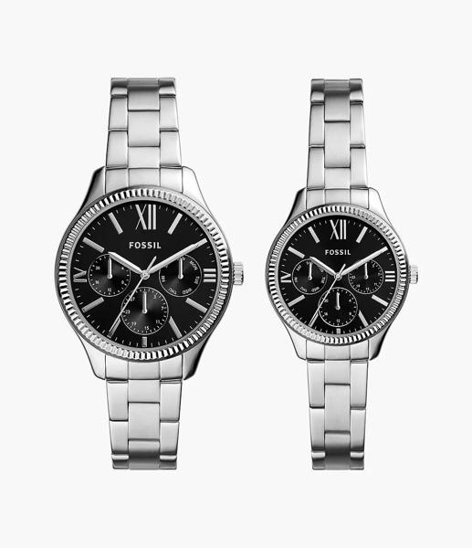 Picture of Fossil His & Her Multifunction Stainless Steel Watch Set BQ2644SET