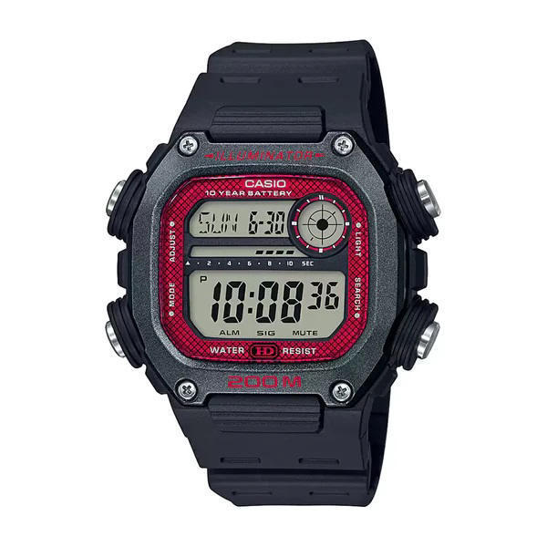 Picture of Casio World Time Sports Digital Resin Belt Watch DW-291H-1BVDF