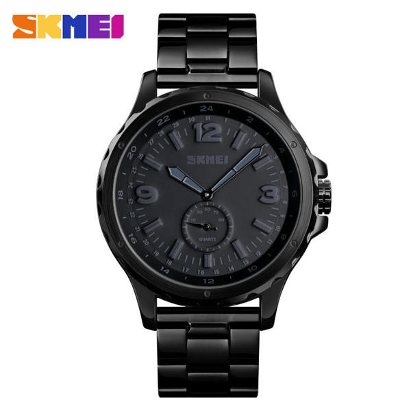 Picture of SKMEI 1513 Unique Design Fashion Analog Quartz, Wrist Men Watch - Black