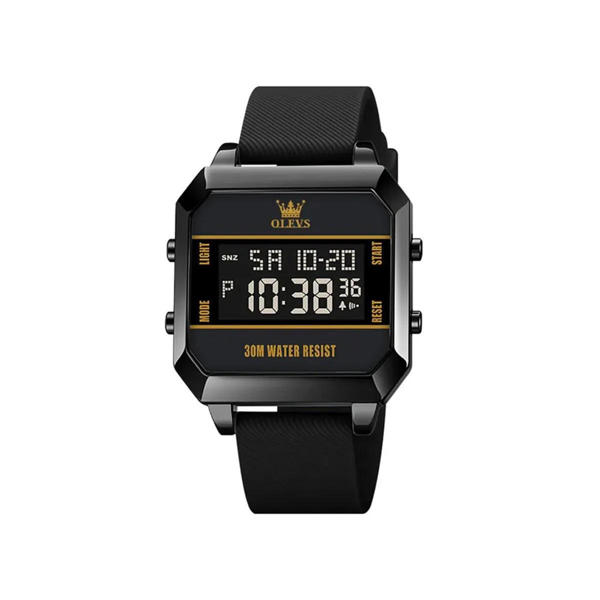 Picture of OLEVS 1103 Multifunction Digital Luminous Fashion Cool Sports wristwatch- Black