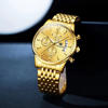 Picture of Olevs 2867 Stainless Steel Chronograph Wrist Watch For Men – Gold