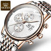 Picture of OLEVS 2869 Luxury Chronograph Stainless Steel Business Series Men’s Wristwatch- Silver
