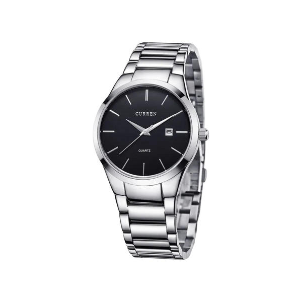 Picture of CURREN 8106 Analog Watch for Men – Silver & Black