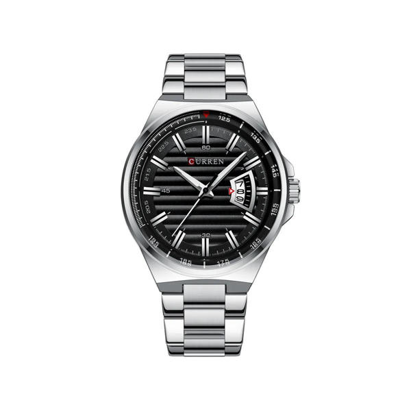 Picture of CURREN 8375 Stainless Steel Analog Watch For Men – Silver & Black