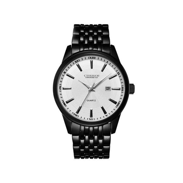Picture of CURREN 8052 Analog Stainless Steel Watch for Men – Black & Silver