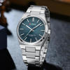 Picture of CURREN 8439 Top Brand Luxury Stainless Steel Quartz Man Wristwatch- Silver Blue