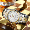Picture of CURREN 8439 Top Brand Luxury Stainless Steel Quartz Man Wristwatch- Silver Gold