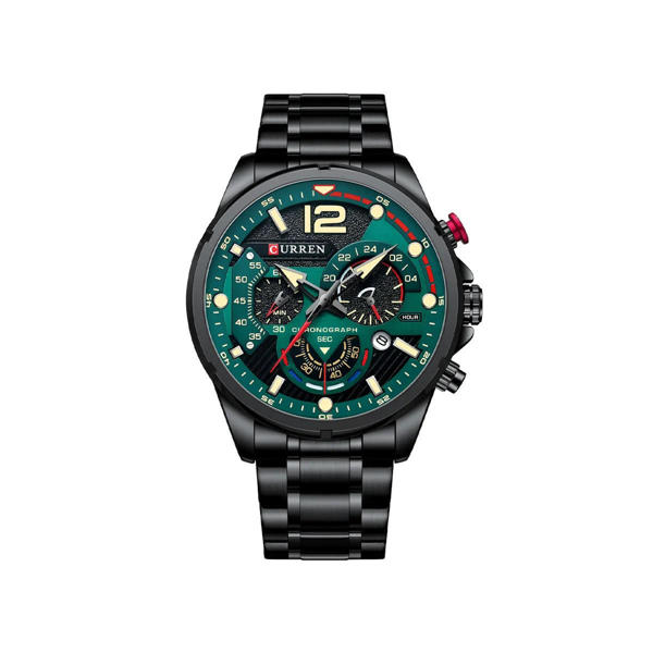 Picture of CURREN 8395 Luxury Brand Watch for Men – Black & Green