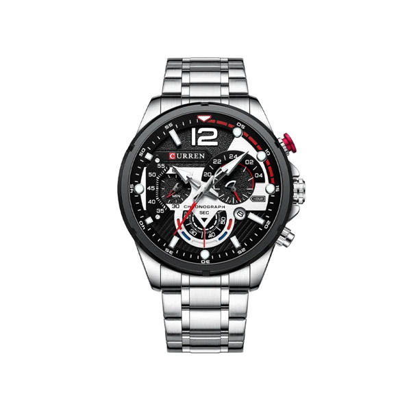 Picture of CURREN 8395 Luxury Brand Watch for Men – Silver & Black