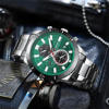 Picture of Curren 8417 Chronograph Stainless Steel Watch for Men - Silver Green