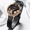 Picture of Curren 9065 Mesh Stainless Steel Watch for Women - Black