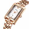 Picture of SKMEI 1690 Luxury Rhinestone Decoration japan movt Ladies watches- Rose Gold