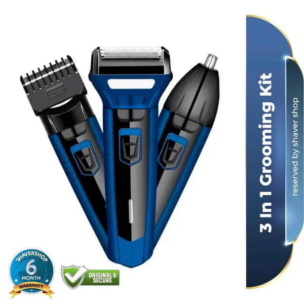 Picture of Kemei KM-6330 3 In 1 Hair Trimmer Grooming Kit