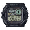 Picture of Casio Youth WS-1700H-1AV Moon Phase Resin Strap Watch