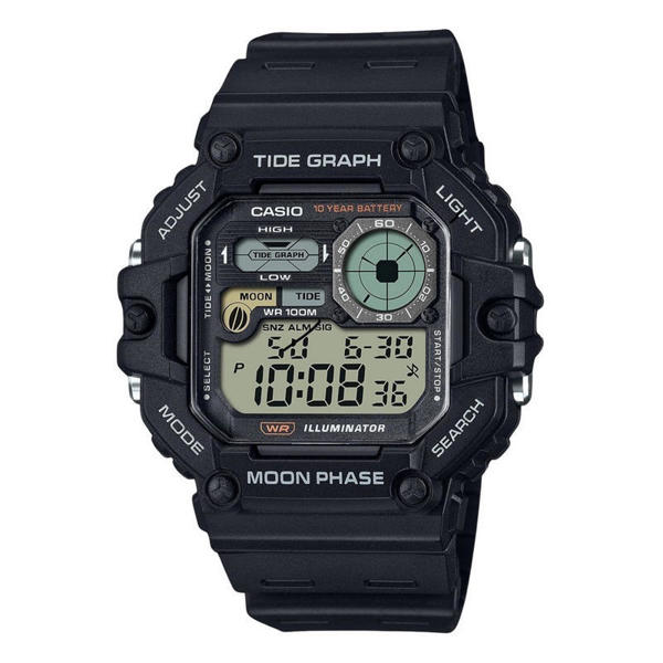 Picture of Casio Youth WS-1700H-1AV Moon Phase Resin Strap Watch