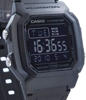 Picture of Casio W-800H-1BV Negative Digital Dual Time Fiber Belt Watch