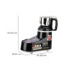 Picture of Panasonic MX AC 460 Mixer Grinder 4 in 1 Black