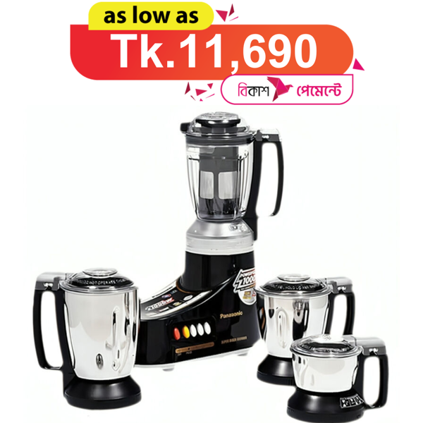 Picture of Panasonic 1000W 4-in-1 Mixer Grinder (MX-AC460)