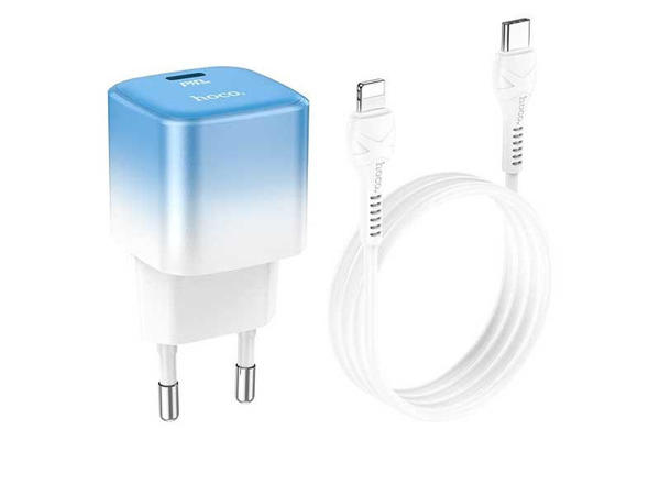 Picture of HOCO C101A 20W PD Charging Adapter with Lighting Cable