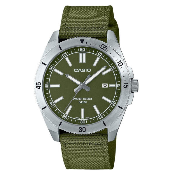 Picture of Casio Analog Cloth Strap Green Dial Quartz MTP-B155C-3EV Men's Watch