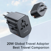 Picture of Mcdodo PD 20W Fast Charging Universal Multiple Port Travel Adapter