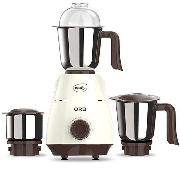 Picture of Pigeon 750W 3 Jars Mixer Grinder (Orb-15597)