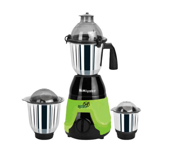 Picture of Miyako 850W 3 Jars Mixer Grinder - Green