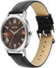 Picture of Titan 1899SL02 Karishma Black Leather Watch For Men