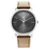 Picture of Fastrack 3291SL01 Stunners Analog Grey Dial Leather Watch for Guys