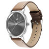 Picture of Fastrack 3291SL01 Stunners Analog Grey Dial Leather Watch for Guys