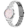 Picture of Fastrack 6152SM04 Stunners Analog Pink Dial Metal Watch for Girls