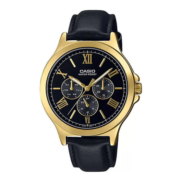 Picture of Casio Enticer Multifunction Golden Belt Watch MTP-V300GL-1AUDF