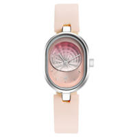 Picture of Fastrack 6258SL02 Uptown Retreat Analog Pink Dial Leather Strap Watch for Girls