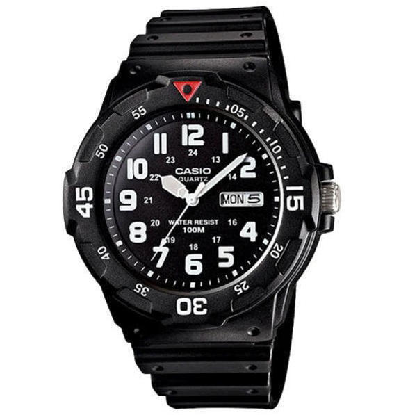 Picture of Casio Youth Day Date Resin Belt Watch MRW-200H-1BVDF
