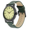 Picture of Fastrack 3245NL01 Tripster Quartz Analog Green Dial Leather Strap Watch for Guys