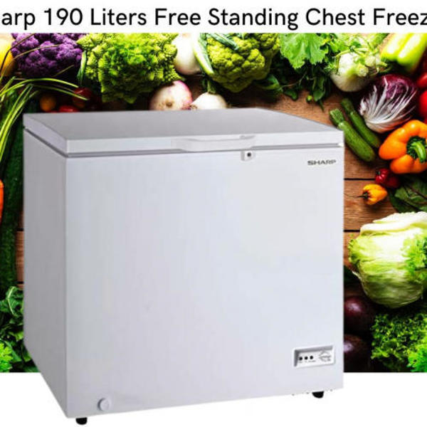 Picture of Sharp 140L Chest Deep Freezer | SCF-K190X-SL2
