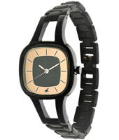 Picture of Fastrack Grey Dial Black Metal Strap Watch for Women 6147NM01