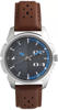 Picture of Fastrack 3124SL06 Loopholes Analog Grey Dial Leather Watch for Guys