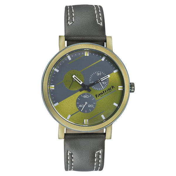 Picture of Fastrack 6221qm01f Pulse Analog Brown Dial Stainless Steel Watch for Girls