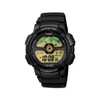 Picture of Casio AE-1100W-1BVDF World Time Multifunction Fiber Belt Men’s Watch