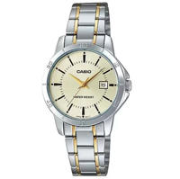 Picture of Casio Enticer Date Two Tone Ladies Chain Watch LTP-V004SG-9AUDF
